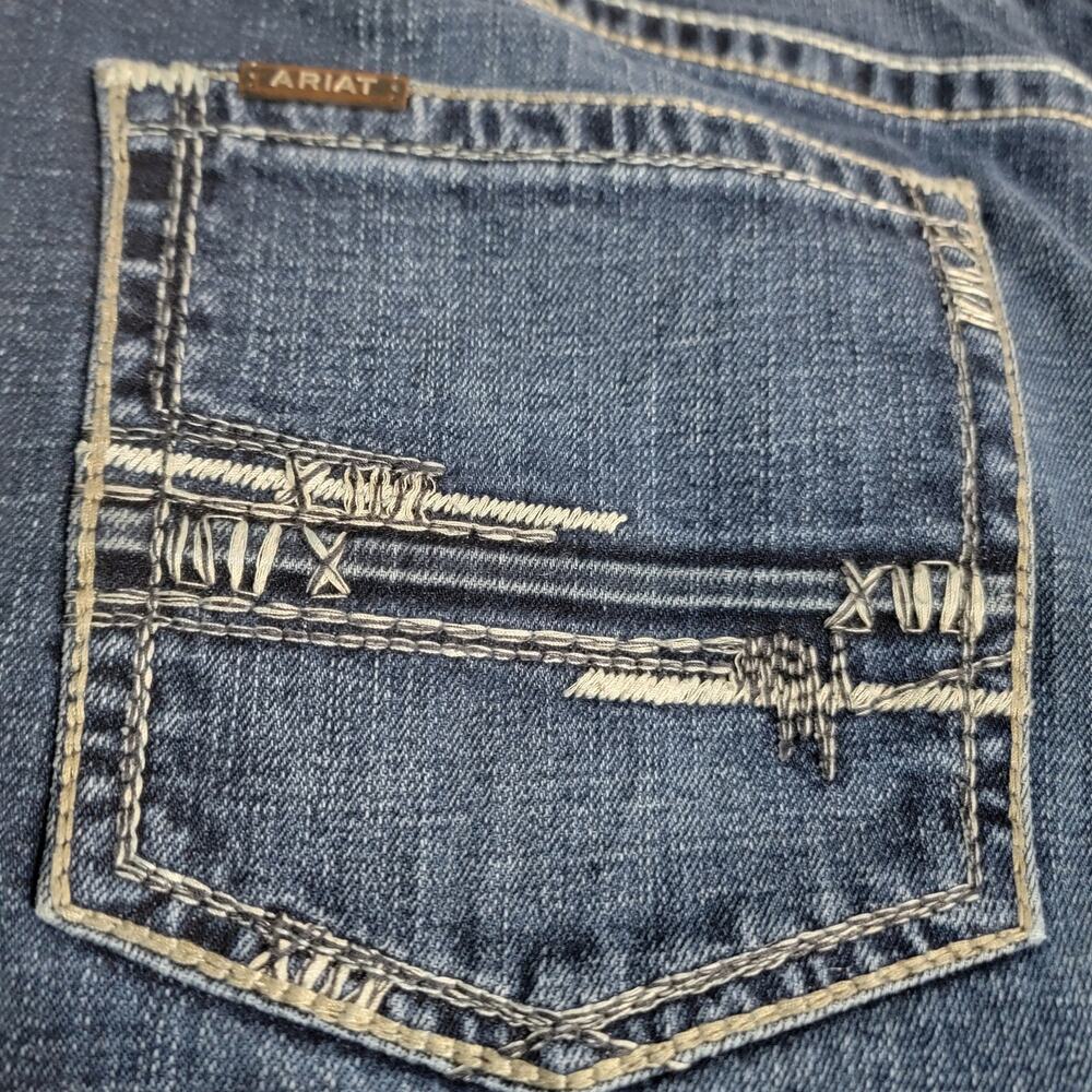 Ariat Mens Jeans M4 Low Rise Boot 40x34 Style10021836 - Picture 4 of 10